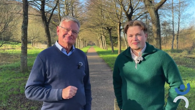 Patrick et Robin au parc des Aulnes