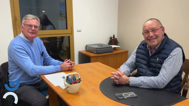 Patrick et Damien dans la maison de santé de Lillebonne